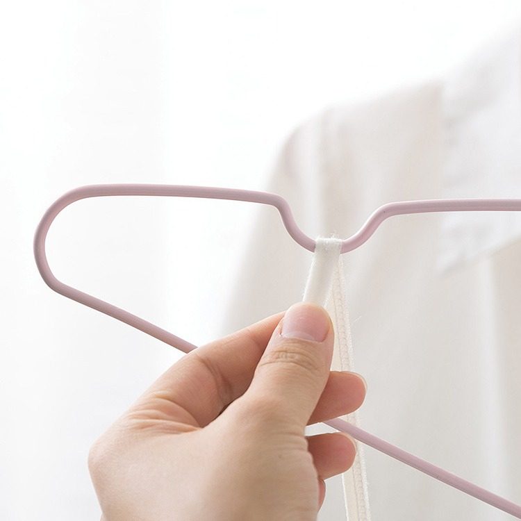 [Free Shipping, Rubber-Impregnated Non-Slip Clothes Hanger] Seamless Household Plastic-Impregnated Clothes Hanger, Bold Clothes Drying Rack, Clothes Hanger Wholesale