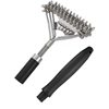 Cross-Border New Barbecue Tool Cleaning Brush Spring Brush Head Wire Brush Barbecue Grill Net Barbecue Grill Cleaning Brush