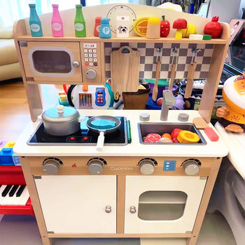 CUCININO children's suit baby cooking cooking simulation kitchenware girl doll house play house kitchen toys