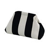 2026 Amazon Cross-Border New Knitted Handbag with Stripes and Cloud Design, Large Capacity, Versatile for Daily Use, Color-Blocking Fly-Knit Bag