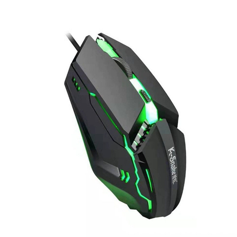 蝰蛇M11有线游戏发光鼠标电竞家用鼠标笔记本台式电脑配件批发