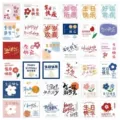 54 f style cards [27 styles mixed and matched]
