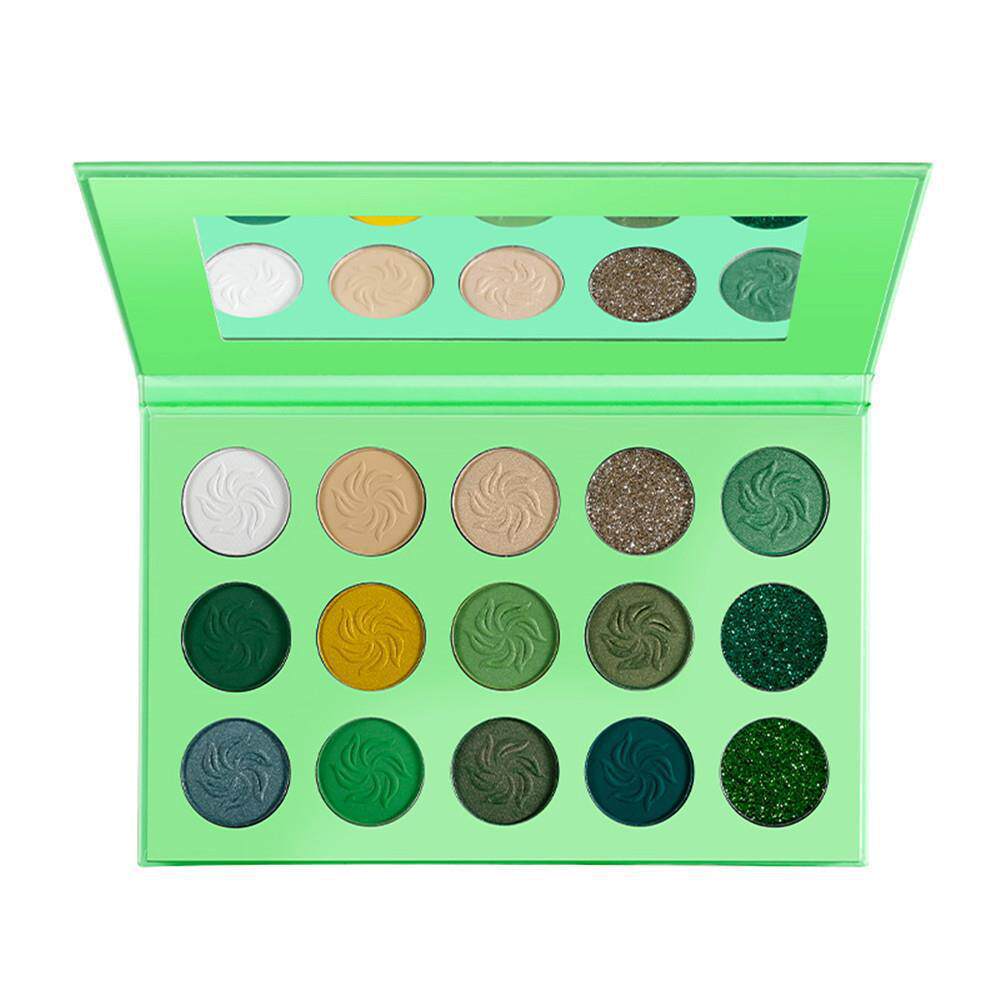 15-color eyeshadow plate Four Seasons makeup eyeshadow box Earth Matte Pearlescent Glitter Beauty powder cake cross-border exclusive for eyeshadow