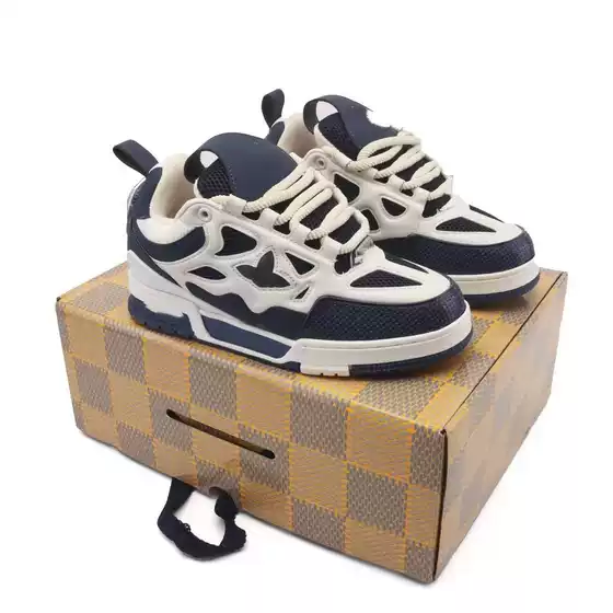 Putian Shoes High Version Trainer Shoes Donkey Couple Style Embossed Fashion Heightening Thick-Soled Sports Sneakers