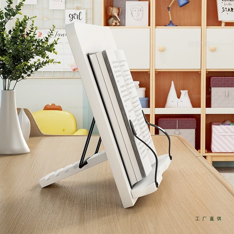 Reading Rack Reading Stand Kidsren's Reading Rack Multi-Functional Bookshelf Table Desktop Fixed Book Rack Wooden Book Holder