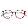 Foreign trade ultra-light thin Korean style Oval myopia plastic steel glasses frame female titanium feet ins artistic student glasses frame 8016