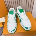 Green white