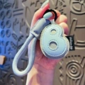 Leather 26 letter rope buckle-letter b