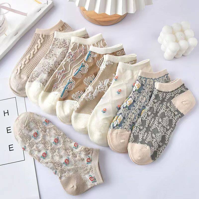 Summer boat socks, low cut shallow mouth women's socks, Japa...
