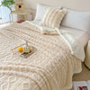 Winter Thickened Double Layer Tafel Blanket Advanced Texture Office Nap Blanket Sofa Blanket Factory Outlet