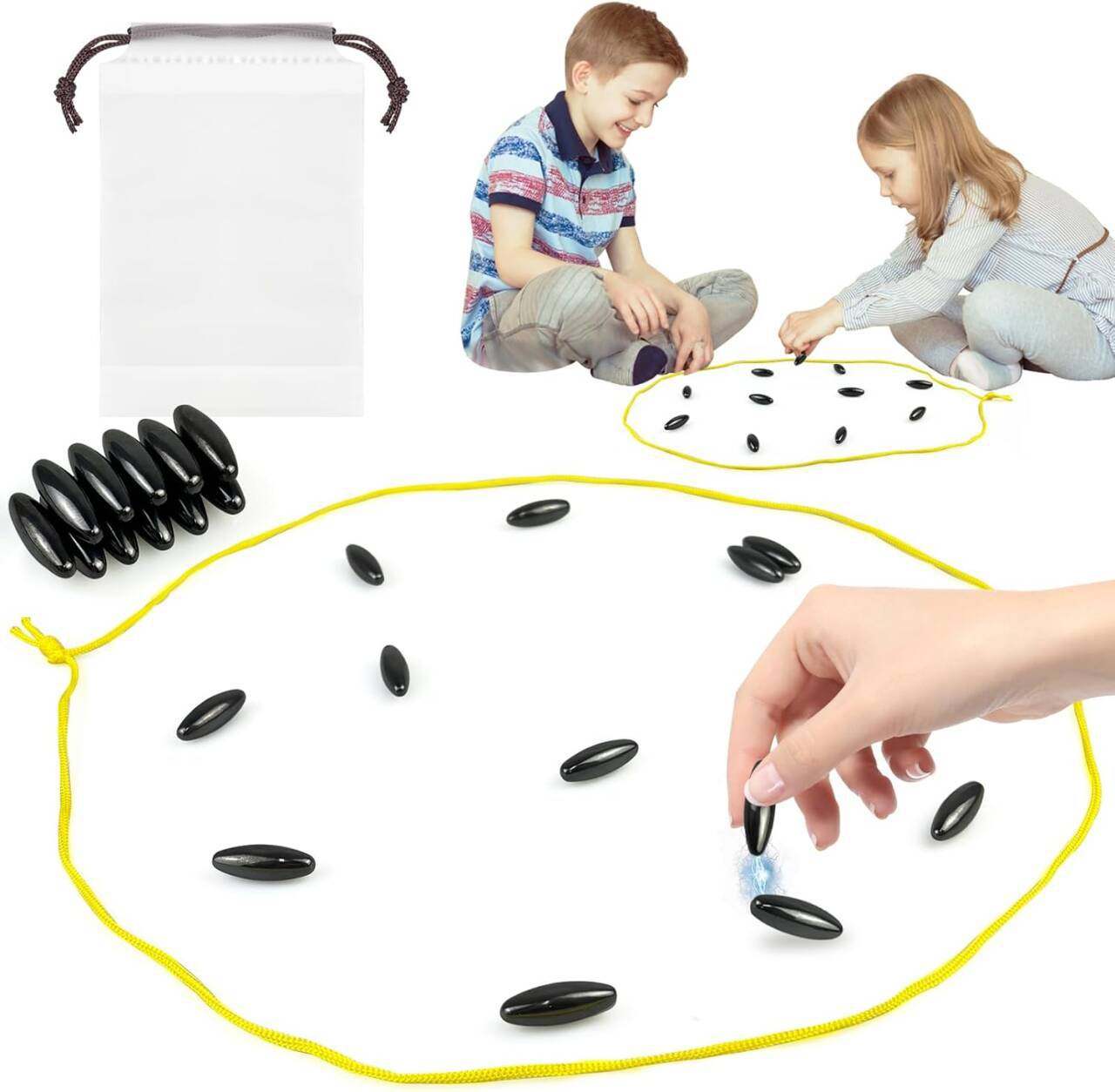 跨境磁力效应棋儿童休闲游戏互动桌游逻辑思维磁石对战棋益智玩具