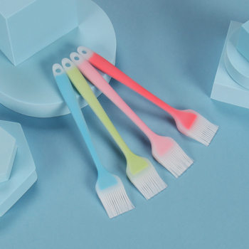 Silicone Oil Brush small size Barbecue Brush Translucent Cake Cream Sweep Barbecue Sweep One-piece All-inclusive Silicone Sweep