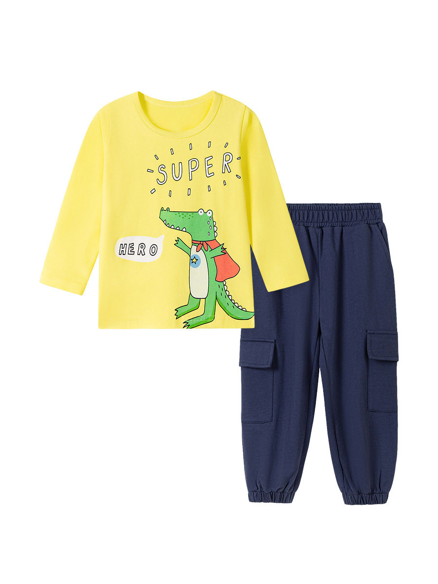 Boys' New Autumn T-Shirt Wholesale, Cartoon Style Kids' Top, Cotton Tee