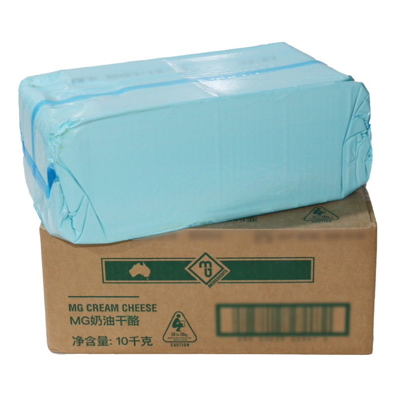 Australian MG Cream Cheese 10kg Cream Cheese Cream Cheese Milk Cap Mousse Cake Baking Raw Materials