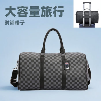 Handbag, Shoulder Travel Bag, Men's and Women's Sports Large-Capacity Business Trip Trendy Fitness Bag, Short-Distance Luggage Bag