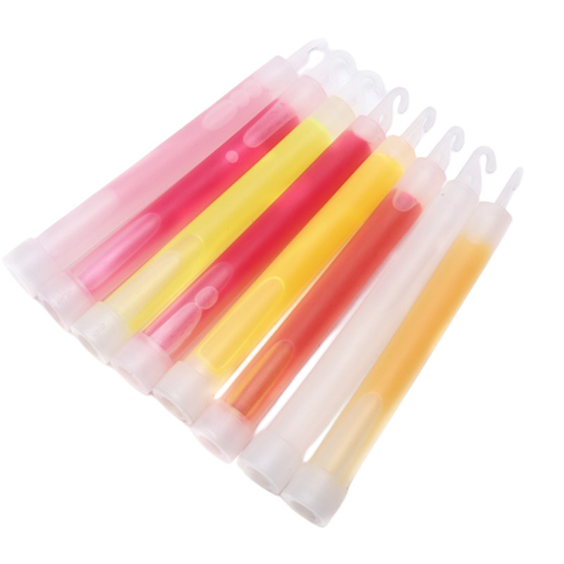 亚马逊爆款散装6英寸荧光棒发光棒户外野营演唱会银光棒跨境电商