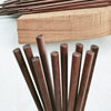 Household wooden chopsticks black walnut pointed chopsticks creative wooden simple chopsticks student portable lunch chopsticks tableware wholesale