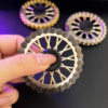 Decompression Metal Fidget Spinner Wheel Gyro Bronze Gear Decompression Toy Student Boredom Relief Artifact Hot Style