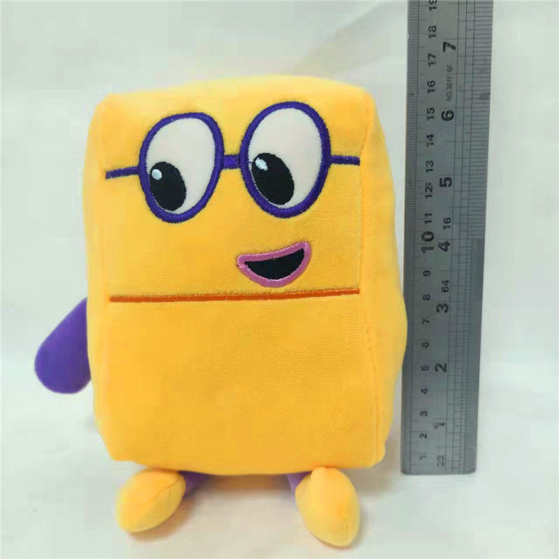 跨境儿童智慧数学启蒙动画Numberblocks数学积木毛绒玩具娃娃公仔