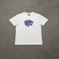 Ls4 white printed dark blue