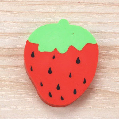 Cute Artificial Fruit Eraser Japanese and Korean New Creative Fashion Student Stationery Gifts Small Prizes Wholesale