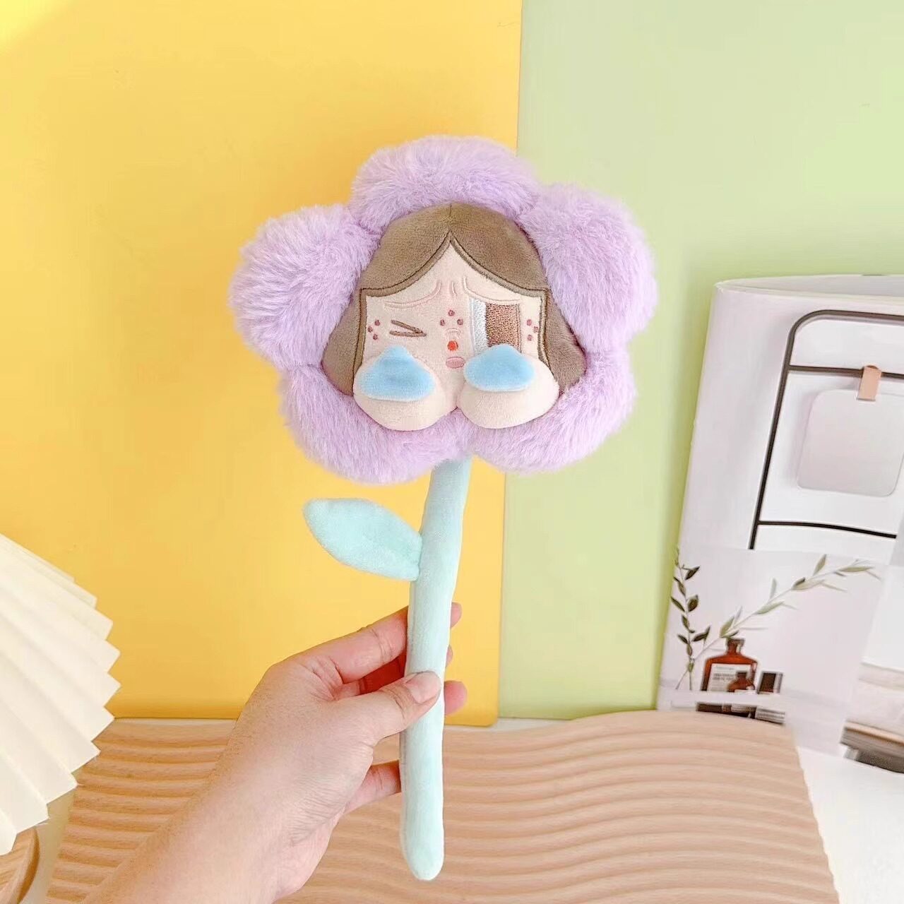 丑娃哭baby向日葵娃娃毛绒玩具花束公仔网红款扭扭棒礼物七夕玩偶