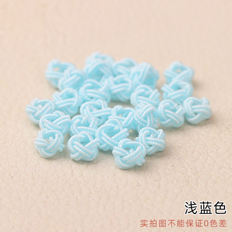 手编菠萝球菠萝扣菠萝结 纽扣结手链项链绳收尾扣diy饰品配件批发