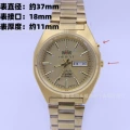 Men's gold: dual button