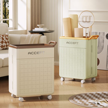 Foldable Storage Box Household Clothes Children's Toy Organiser Car-Mounted Yoga Storage Box with Wheels