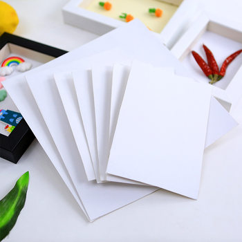 Photo Frame Lined with Paper Card Handmade Background Card Board Art Painting Work Lined with Hard DIY Work Display