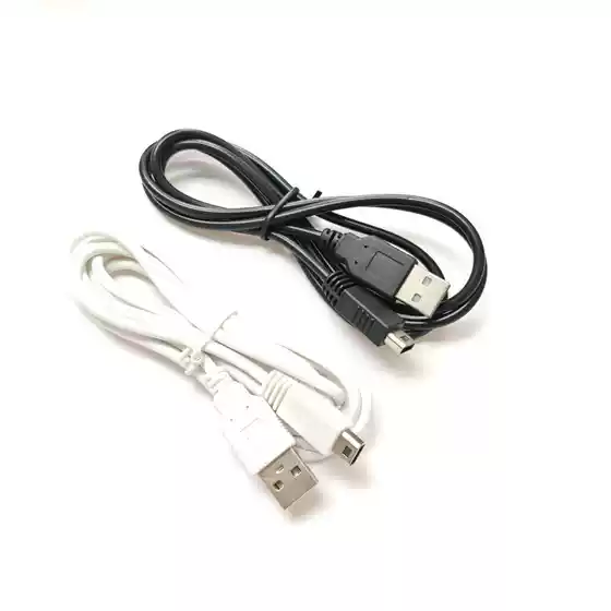 Suitable for WIIU handle charging cable Nintendo somatosensory game wiiu charging cable Wiiu white line 1M