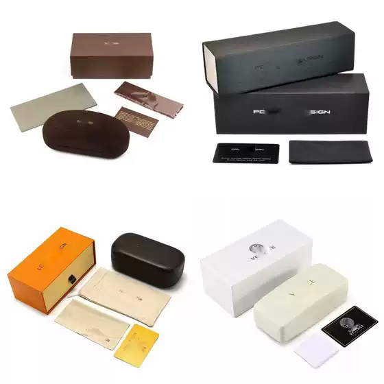 Original Wholesale New Sunglasses Box Original Replica Brand Glasses Box 25 New Fashion High-End Sunglasses Box