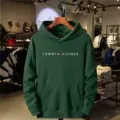 Dark green printed white