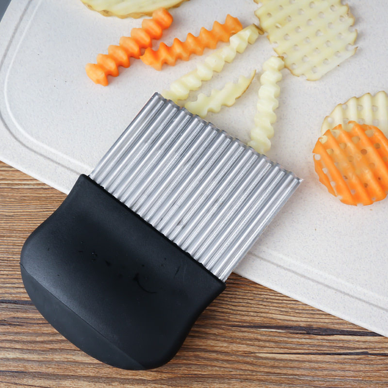 Spike knife potato knife cutting potato wave knife cutting flower knife pattern household corrugated slicer wholesale