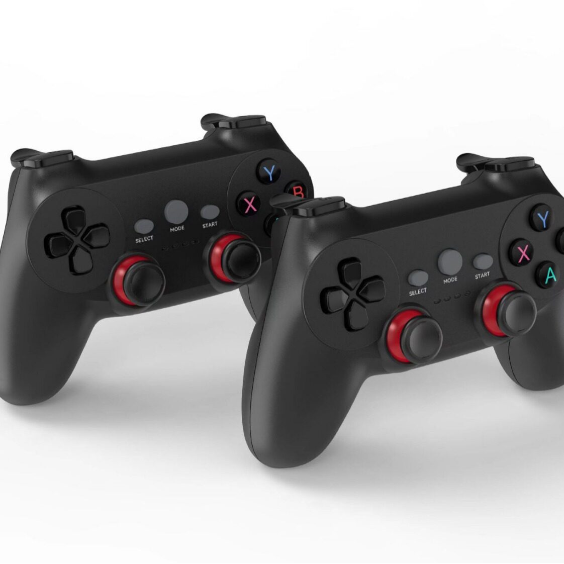 2.4G Doubles Wireless Game Handle Compatible with pc/Android/Game Box One Drag Two 2.4g Wireless Handle