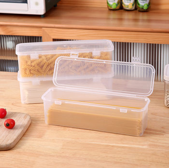 Kitchen Noodles Sealed Jar Food Grade Storage Jar Spaghetti Bucket Jar Hanged Noodles Storage Jar Grain Storage Box
