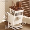 Knife Holder Storage Rack Kitchen Countertop Chopstick Holder Knife Holder Kitchen Knife Integrated Storage Rack Wooden Knife Holder Household