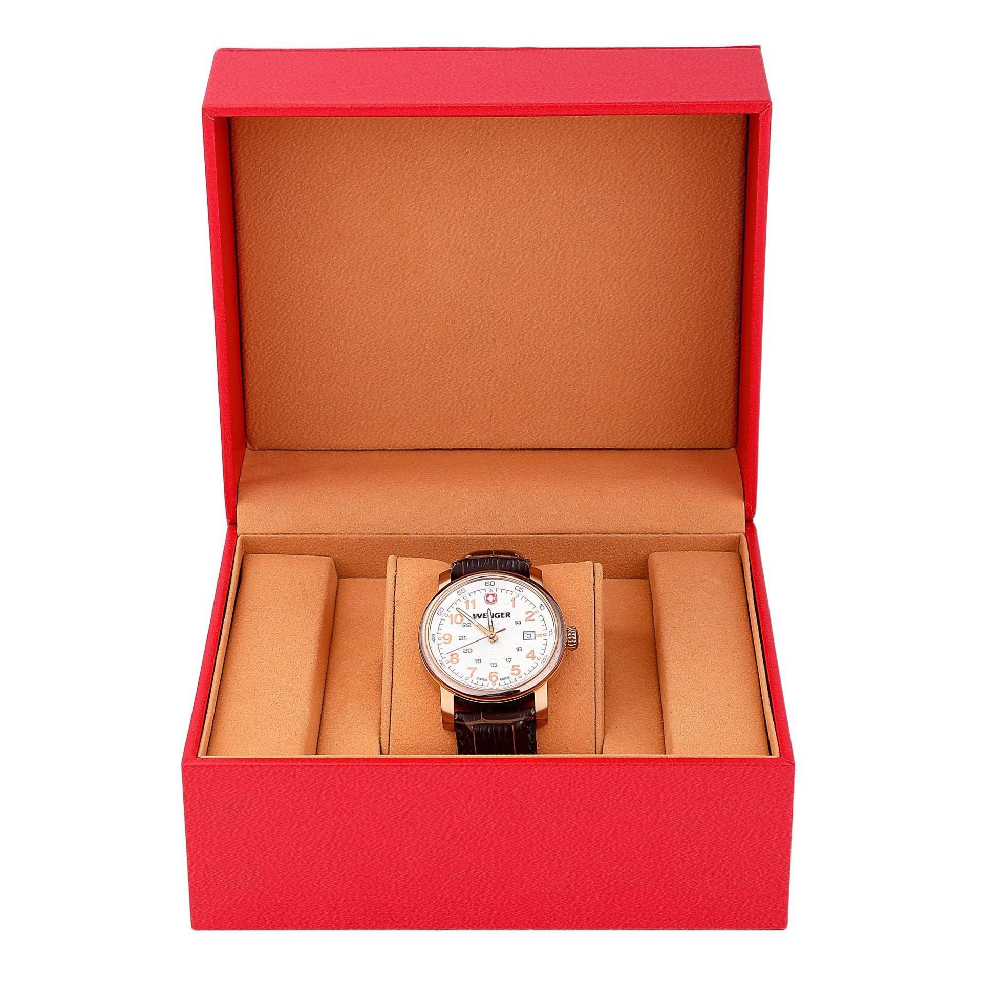 Cross-Border Export Electronic Watch Packaging Gift Box Red Leather Watch Gift Box Watch Box High-End Light Luxury Watch Box