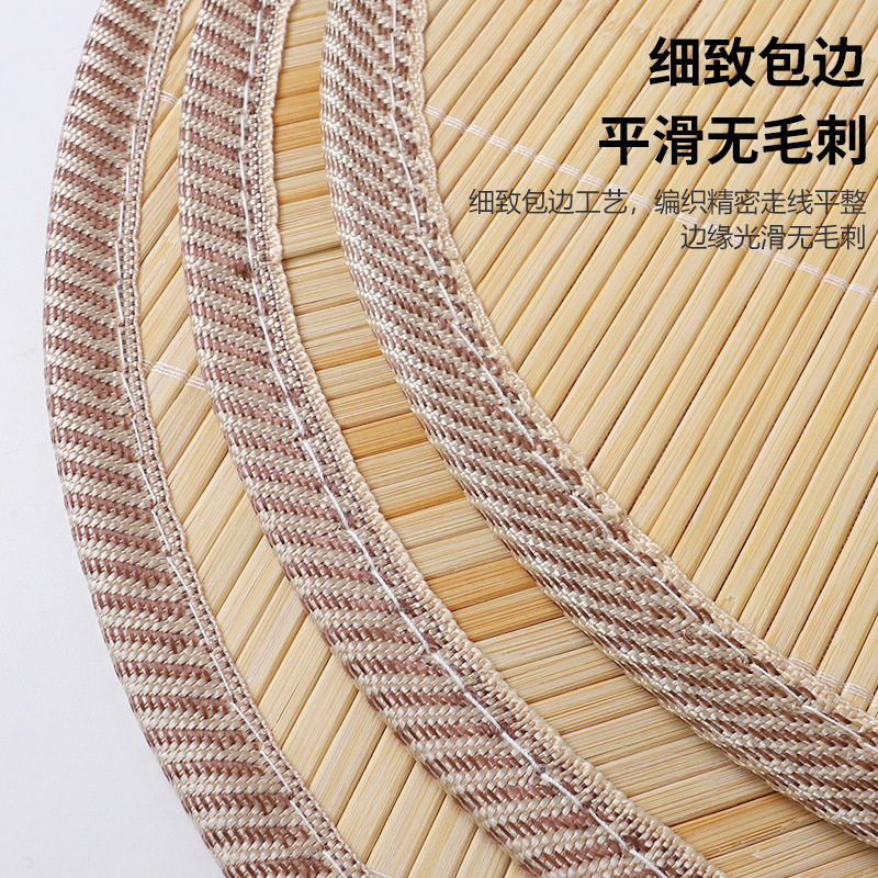 Original Bamboo Making Household Double-sided Grate Hot Selling Not Easy to Stick Dumpling Curtain Fabric Kitchen Tray Pasta Artifact