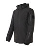 Outdoor Winter Heated Jacket for Men, USB Heated, Warm, Electric Heating, Cold-Proof, Warm Windbreaker, Hooded Jacket