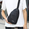 In Stock Men's Chest Bag Waist Bag Crossbody Bag Can Put Earphones Multi-functional Travel Shoulder Bag Casual Business Bag