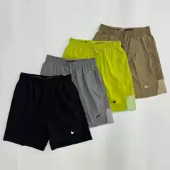 Summer Quick-Drying Shorts Slit Ice Silk Trousers Men's Loose Casual Woven Running Sports Shorts Manufacturer Wholesale