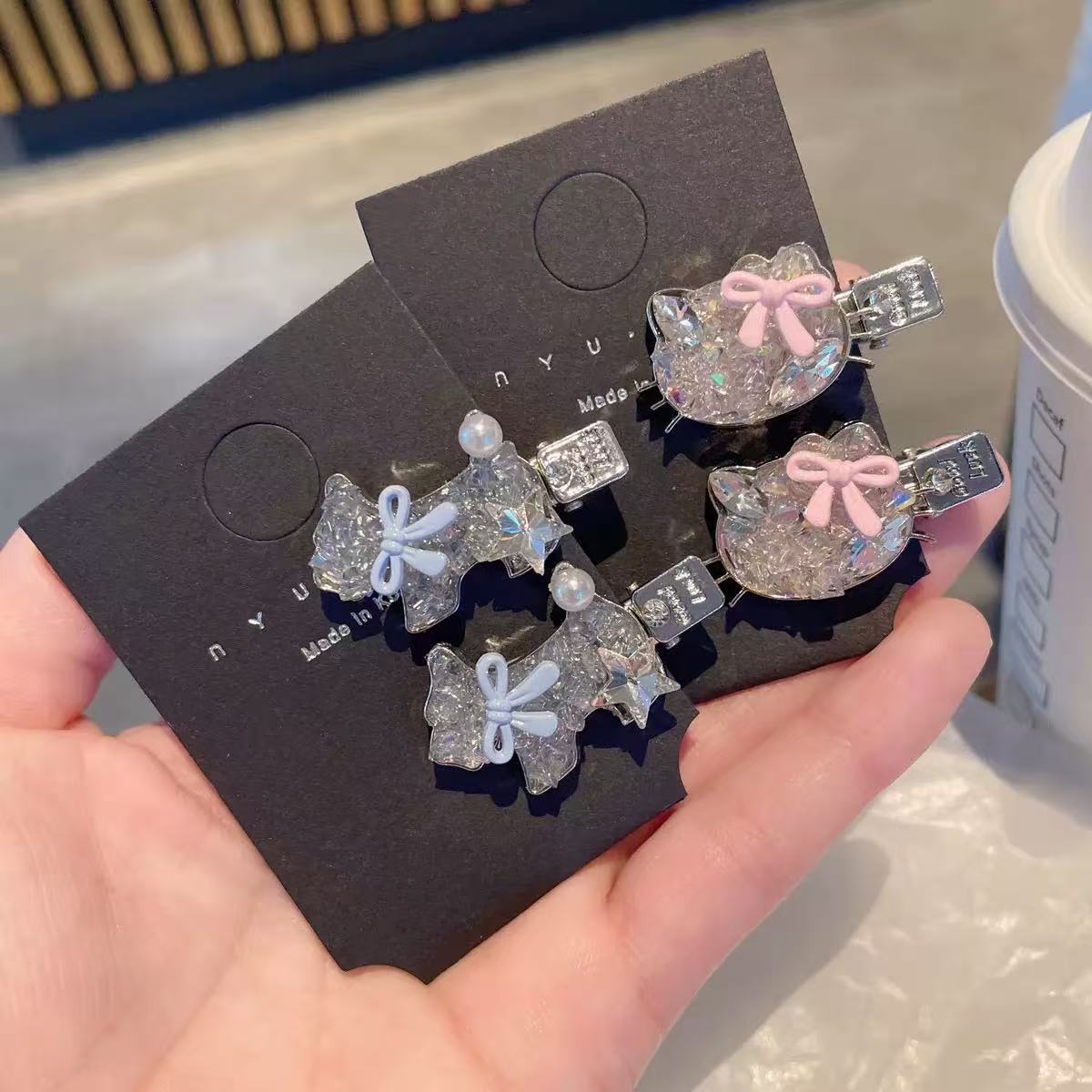 New Blue Stitch Hair Clip for Cute Cartoon Girls with Good L...