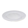 White melamine disc hotel restaurant commercial wholesale plastic porcelain tableware covered with rice bone dish buffet flat plate