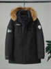 New, real fur collar, men's and women's fattening increase tooling hooded long lovers winter down jacket