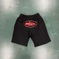 Red print black/shorts