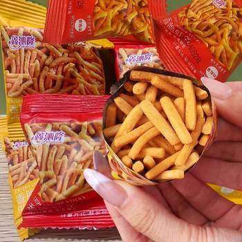 Xinqinlong Shrimp Crackers Individually Packaged Student Party Office Popular Drama Snacks Whole Box Wholesale