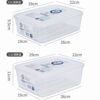 Manufacturer's Large-Capacity Silver Ion Antibacterial Preservation Box, Freezer Double-Door Refrigerator Storage Box, Food-Grade Storage Box