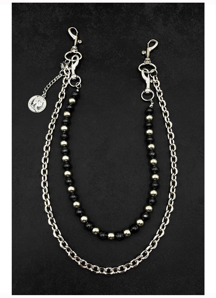 黒の取り外し可能なズボンチェーン