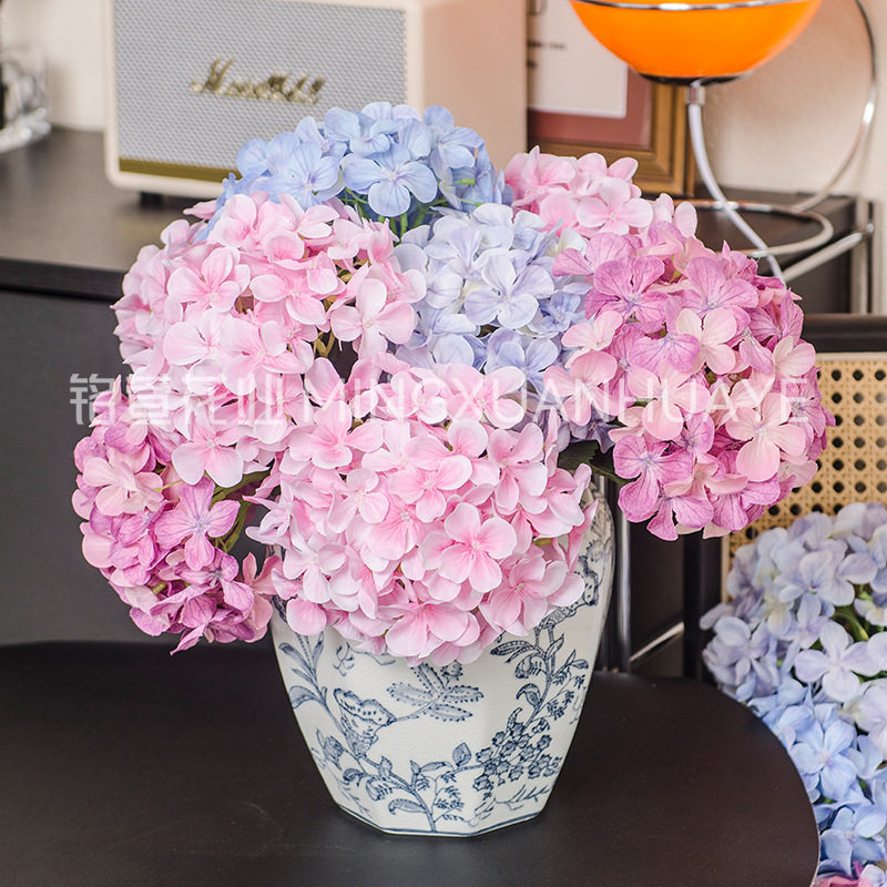Моделирование 3D-печати Aisha hydrangea home living room model украшение комнаты искусственным букетом искусственных цветов